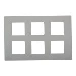 X0712 Opale cover frame with fixing frame 2 x 6 modules white Schneider Electric x0712 def 1500x1500
