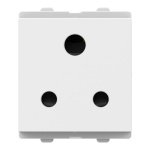 X2005WHNS Socket outlet with shutters, Opale, 3 Pin, 6A, white Schneider Electric x2005whns 1500x1500
