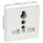 X2010WH Opale socket-outlet 3 x 2P with shutters 13 A white Schneider Electric x2010wh 1500x1500