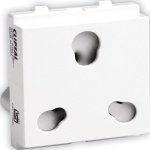 X2106WH Opale socket-outlet 3P with shutters 6 A white Schneider Electric x2106wh 1500x1500