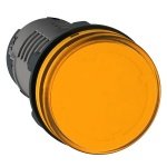 XA2EVMD5LC round pilot light Ø 22 orange integral LED 220 V DC- screw clamp terminals Schneider Electric xa2e 62407 cpsct1600