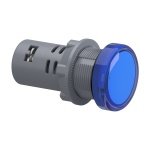 XA2EVMD6LC round pilot light Ø 22 blue integral LED 220 V DC screw clamp terminals Schneider Electric xa2e cp20056 2 1500x150