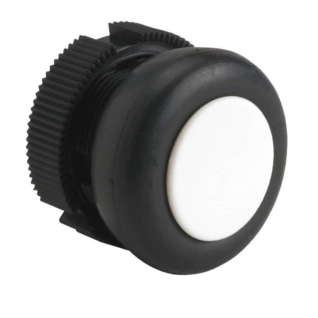 XACA9411 round head for pushbutton spring return XAC-A white booted Schneider Electric xaca9411 1500x1500
