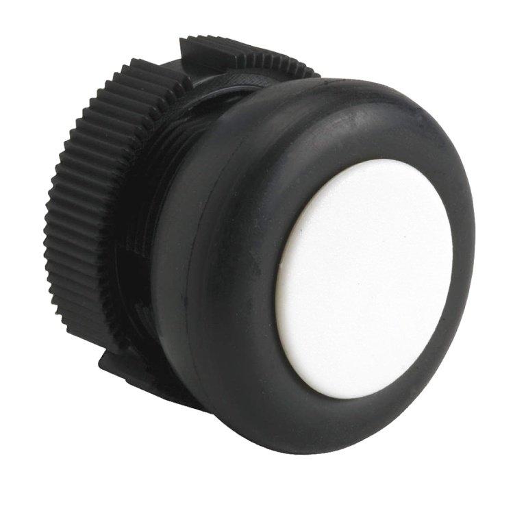 XACA9411 round head for pushbutton spring return XAC-A white booted Schneider Electric xaca9411 1500x1500
