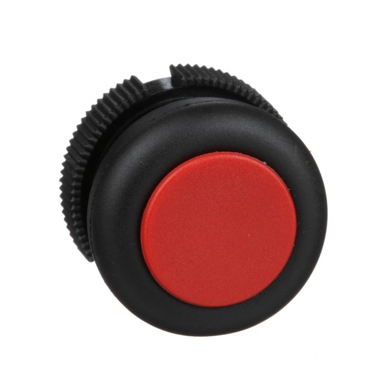 XACA9414 round head for pushbutton spring return XAC-A red booted Schneider Electric xaca9414 da19 1500x1500