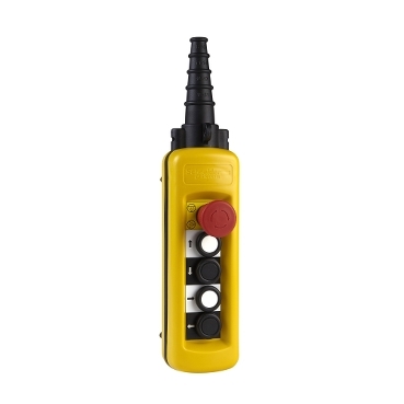 XAC_661_CPODA2016001_web XACA4714 pendant control station XAC-A 4 pushbuttons 1 Emergency stop Schneider Electric xac 661 cpoda2016001 web