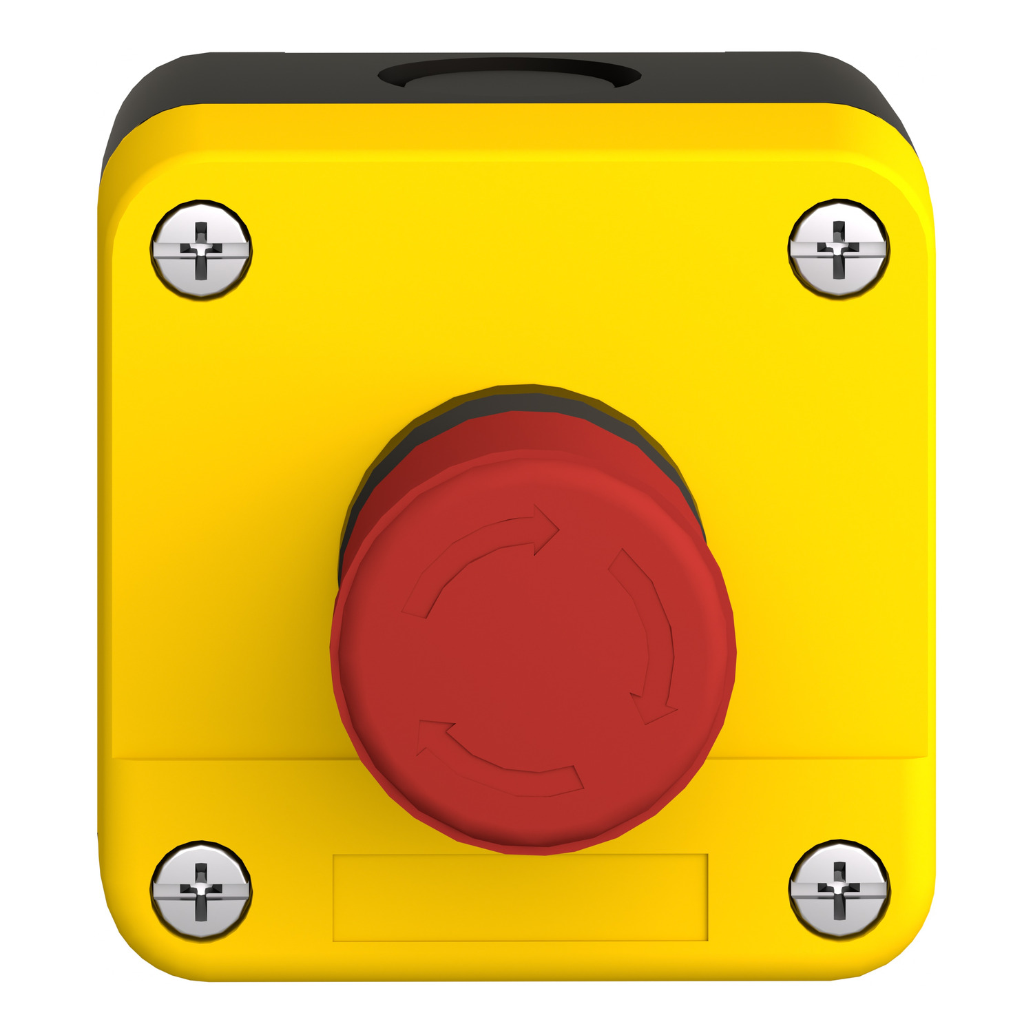 XALJ01C_Front_2022_1500x1500 XALJ01C 1 emergency switch off w yellow box Schneider Electric xalj01c front 2022 1500x1500