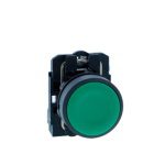 XB5AA31N Push button, Harmony XB5N XB7N, plastic, flush, green, 22mm, spring return, unmarked, 1 NO Schneider Electric xb5aa3