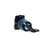 XB5AG021N Key selector switch, Harmony XB5N XB7N, plastic, black, 22mm, short handle, 2 pos, stay put, right key release, 1 N