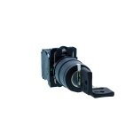XB5AG73N Key selector switch, Harmony XB5N XB7N, plastic, black, 22mm, short handle, 3 pos, spring return middle, middle key,