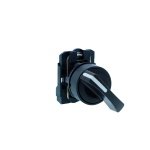 XB5AJ21N Selector switch, Harmony XB5N XB7N, plastic, black, 22mm, long handle, 2 position, stay put, 1 NO Schneider Electric