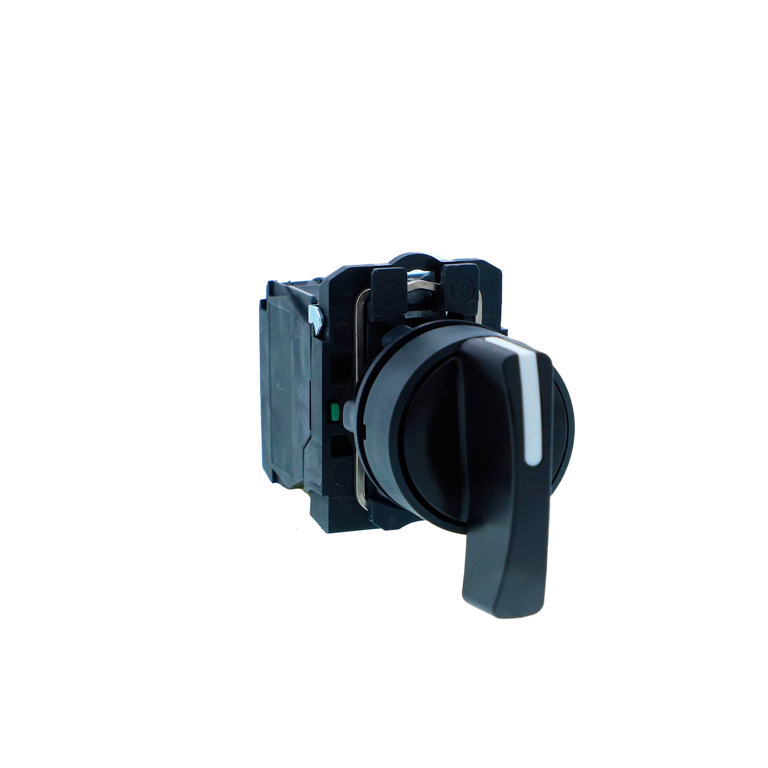 XB5AJ53N_MAIN_2024_1500x1500 XB5AJ53N Selector switch, Harmony XB5N XB7N, plastic, black, 22mm, long handle, 3 position, spring return to middle, 2 NO Sch