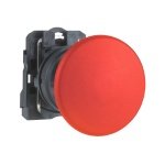XB5AC41N Push button, Harmony XB5N XB7N, plastic, mushroom, red, 40mm, spring return, unmarked, 1 NO Schneider Electric xb5 6