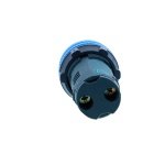 XB7EV06GPN Monolithic pilot light, Harmony XB5N XB7N, plastic, blue, 22mm, LED, 120V AC DC Schneider Electric xb7ev06gpn rear