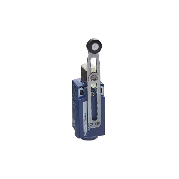 XCKP2145G11 Limit switch, Limit switches XC Standard, XCKP, thermoplastic plastic roller lever var.length, 1NC 1 NO, snap, Pg