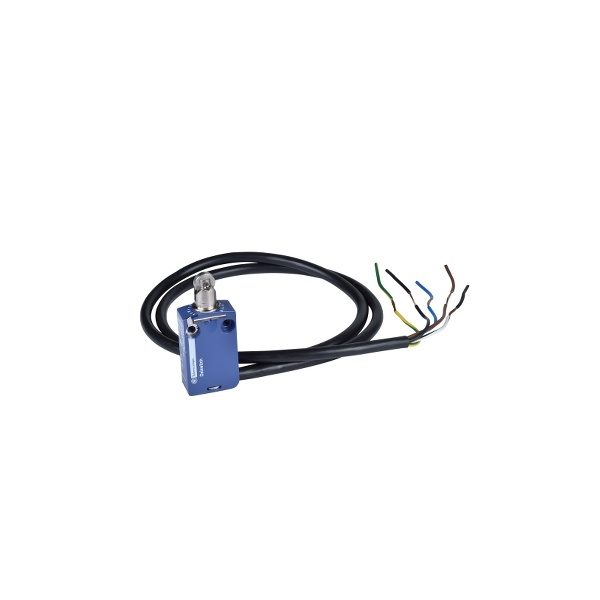 XCMD2102L5 Limit switch, Limit switches XC Standard, XCMD, steel roller plunger, 1NC 1 NO, snap, 5 m Telemecanique Sensors xc
