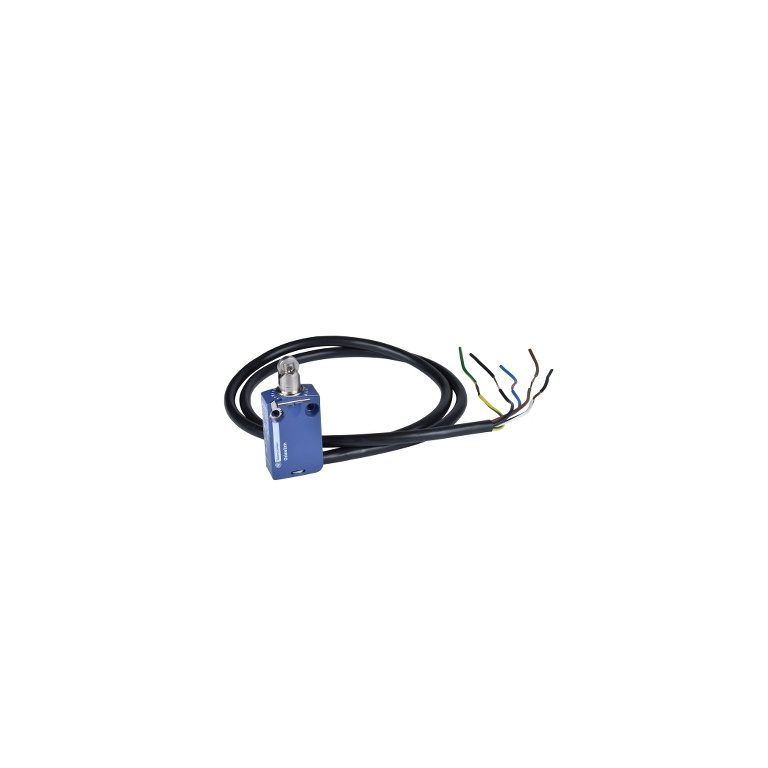 XCMD2102L5 Limit switch, Limit switches XC Standard, XCMD, steel roller plunger, 1NC 1 NO, snap, 5 m Telemecanique Sensors xc