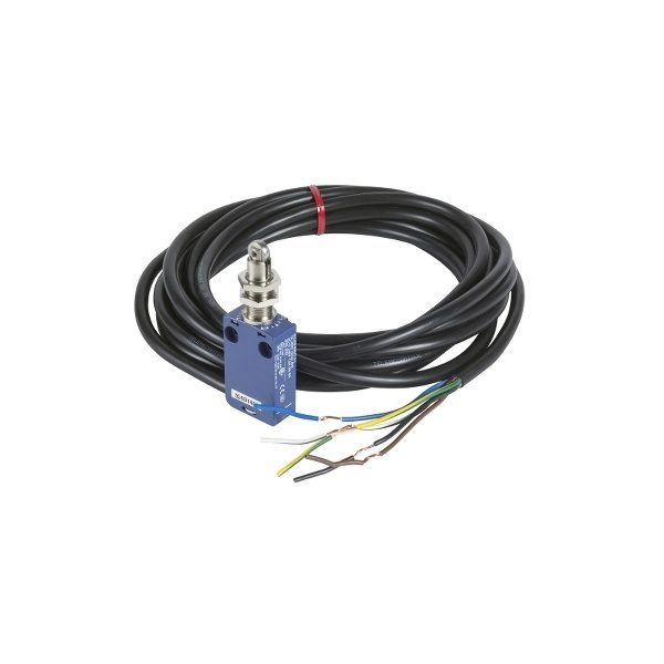 XCMD21F2L1 Limit switch, Limit switches XC Standard, XCMD, M12 steel roller plunger, 1NC 1 NO, snap, 1 m Telemecanique Sensor