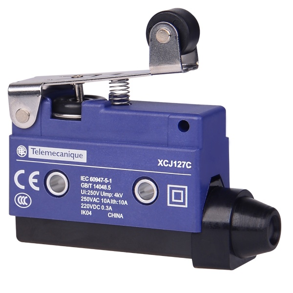 XCJ127C Short flat lever, roller end plunger Telemecanique Sensors xc sd cp19069 1500x1500