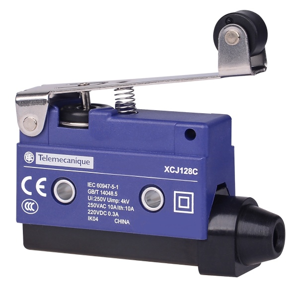 XCJ128C Long flat lever, roller end plunger Telemecanique Sensors xc sd cp19070 1500x1500