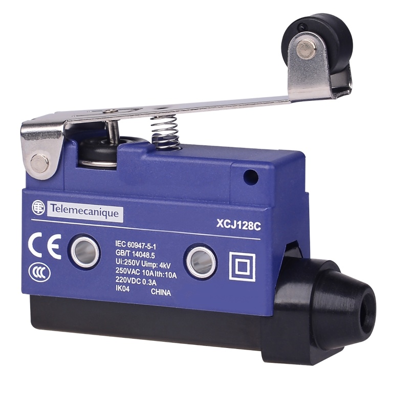 XCJ128C Long flat lever, roller end plunger Telemecanique Sensors xc sd cp19070 1500x1500
