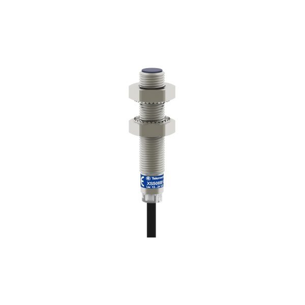 XS608B1PAL2 Inductive proximity sensors XS, inductive sensor XS6 M8, L51mm, stainless, Sn2.5 mm, 12 48 VDC, cable 2 m Telemec