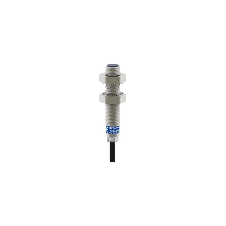 XS608B1PAL2 Inductive proximity sensors XS, inductive sensor XS6 M8, L51mm, stainless, Sn2.5 mm, 12 48 VDC, cable 2 m Telemec