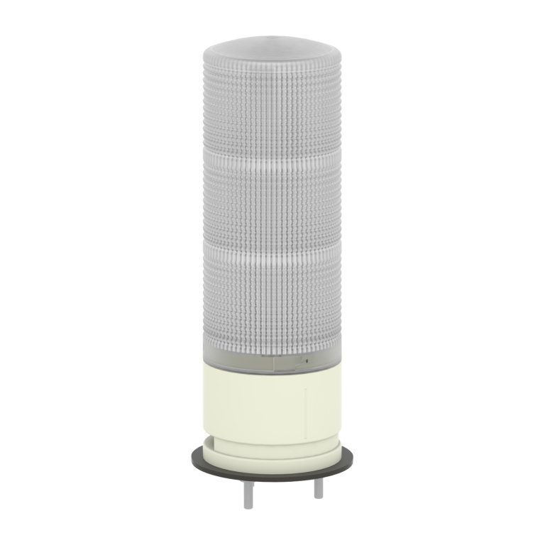 XVGB3SW Tower Light RAG 24V LED W.Buzzer Base mounting Schneider Electric xvgb3sw left 1500x1500