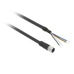 XZCPV1141L2 Pre wired connectors XZ, straight female, M12, 4 pins, cable PVC 2 m Telemecanique Sensors xz 524 cpmfs17008 1500