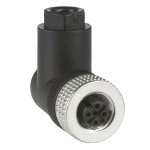 XZCC12FCM40B Female, M12, 4 pin, elbowed connector, cable gland Pg 7 Telemecanique Sensors xz 524 cpoda2016031 1500x1500