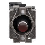 ZB2BWM41C metal series pushbutton base 380V AC-50HZ LED red-1NO contact-IEC640947-5-1 Schneider Electric zb2bwb41c front 2022