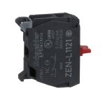 ZENL1121 single contact block for head Ø22 1NC screw clamp terminal Schneider Electric zenl1121 1500x1500
