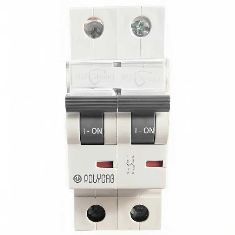 GMM202P008 2 Pole DP 63Amps MCB Polycab dp