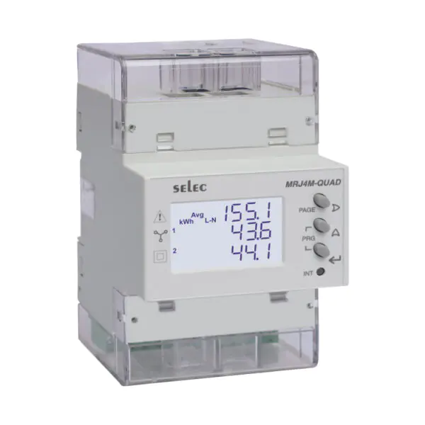 MRJ4M-QUAD Four Channel, Rail mount Multifunction Meter Selec mrj4m quad webshop 187dfdc5fc1133d4d9fa84d76dc78b9c