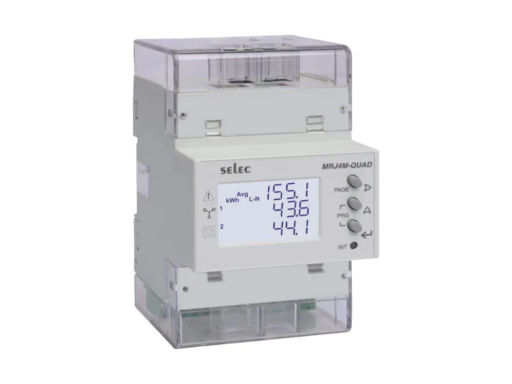 MRJ4M-QUAD Four Channel, Rail mount Multifunction Meter Selec mrj4m quad webshop 187dfdc5fc1133d4d9fa84d76dc78b9c