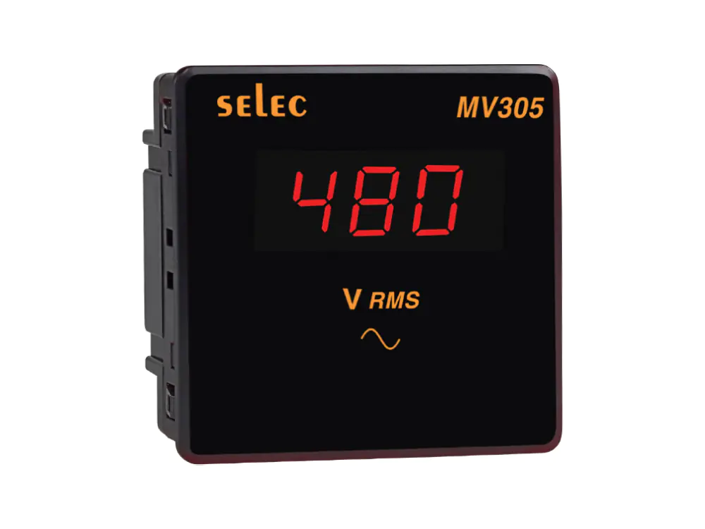 MV305_WEBSHOP_e3d64b6d3dcd433d040e12285e137d3c MV305 LED Voltmeter, 96x96mm Selec mv305 webshop e3d64b6d3dcd433d040e12285e137d3c