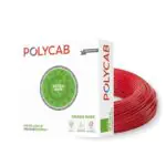 16Sqmm, Red Polycab Maxima Green Wire HR FR-LSH LF PVC Insulated Copper Cable 90Mtrs polycab maxima red