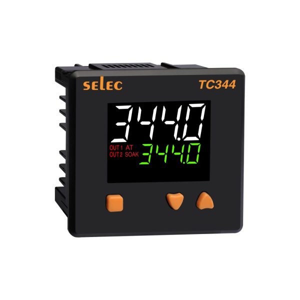 TC344CX White Green Display, 2 relay output, 96X96mm Selec tc344cx web d5d5d4dc0d33bec3485e4b0f895e9270