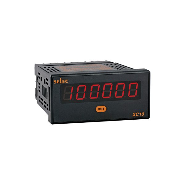 XC10D 6 DIGIT LED COUNT TOTALISER, 48X96MM Selec xc10d 26d396bcf6e01e561cd75064bee2f563