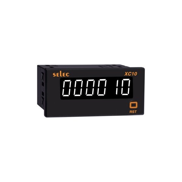 XC10 Count Totaliser Rate Indicator, 48X96 mm Selec xc10 web 3bf78eca4c03b4d1a96f580f000f85c4