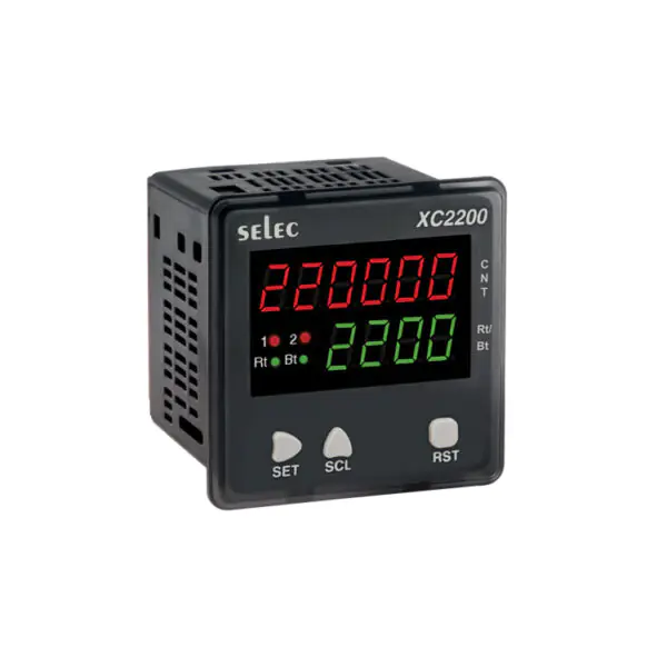 XC2200 DUAL DISPLAY, LED COUNTER RATE INDICATOR Selec xc2200 778d5866bf66bbca5681e76ed98ab0e5