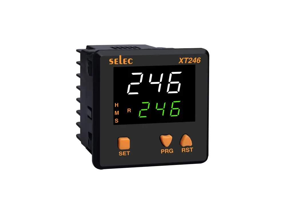 XT246A Multifunctional Timer, 9 Time Ranges,72 X 72mm Selec xt246a web 15ebe177079aa08b57e3fe487e3bcd47