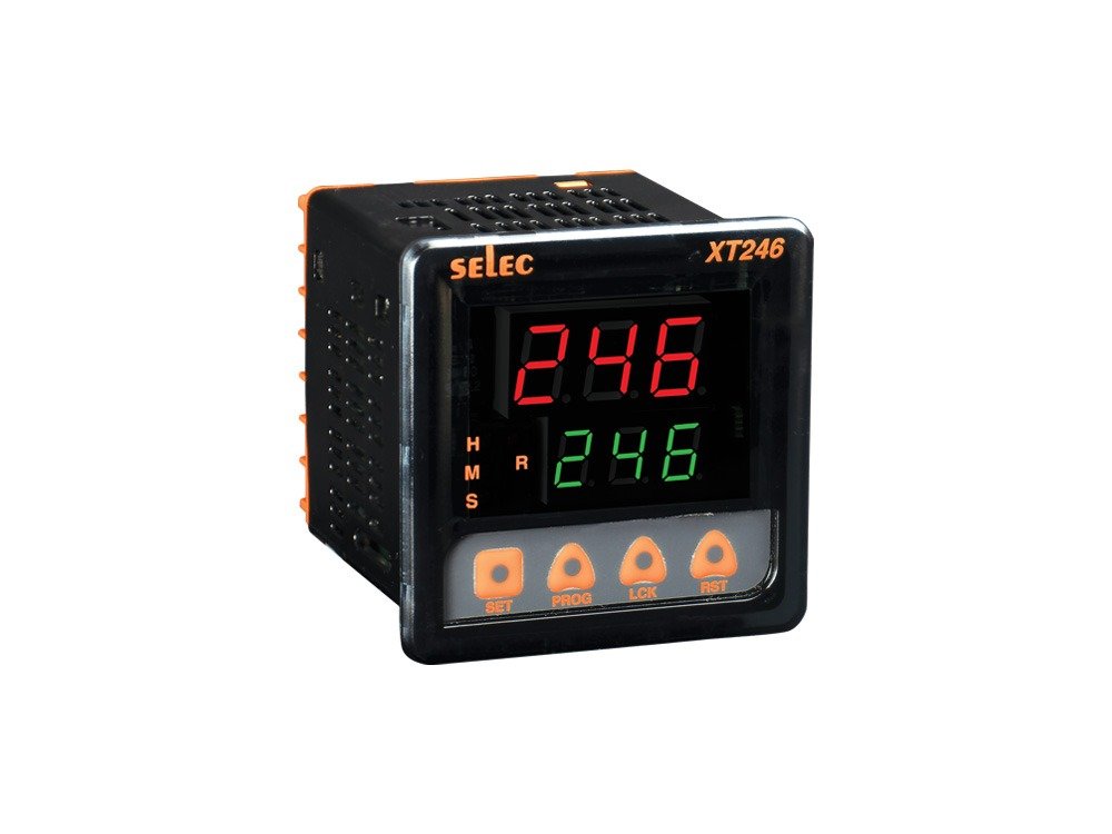 XT246_6eb0fb194c05634a8caa85e2caf752fe XT246 DUAL DISPLAY, 9 TIME RANGES, 72X72MM Selec xt246 6eb0fb194c05634a8caa85e2caf752fe