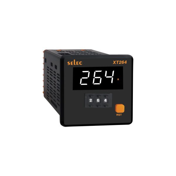 XT264A Thumbwheel Timer with On delay Interval function, 72 72 mm Selec xt264a web 3845d9334a7f2b84c0d4d50a87793aa0