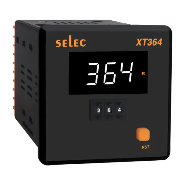 XT364A Thumbwheel Timer with On delay Interval function, 96 96 mm Selec xt364a web 7920bee6039073e5be0c7eca763efc14