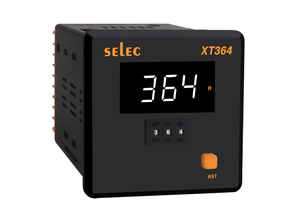 XT364A Thumbwheel Timer with On delay Interval function, 96 96 mm Selec xt364a web 7920bee6039073e5be0c7eca763efc14