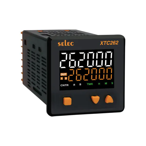 XTC262 MULTIFUNCTION DIGITAL TIMER PROGRAMMABLE COUNTER Selec xtc262 right web b4c0bde6e72d78e256894be09df030f9