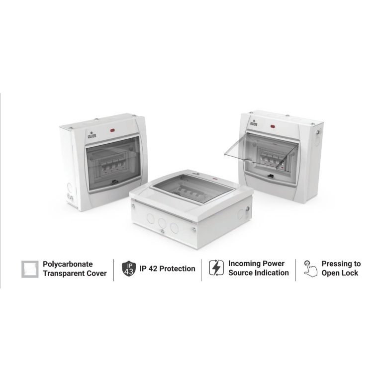 GPDSN29W11 4Way SPN Grey White Distribution Box DB Polycab cliq db