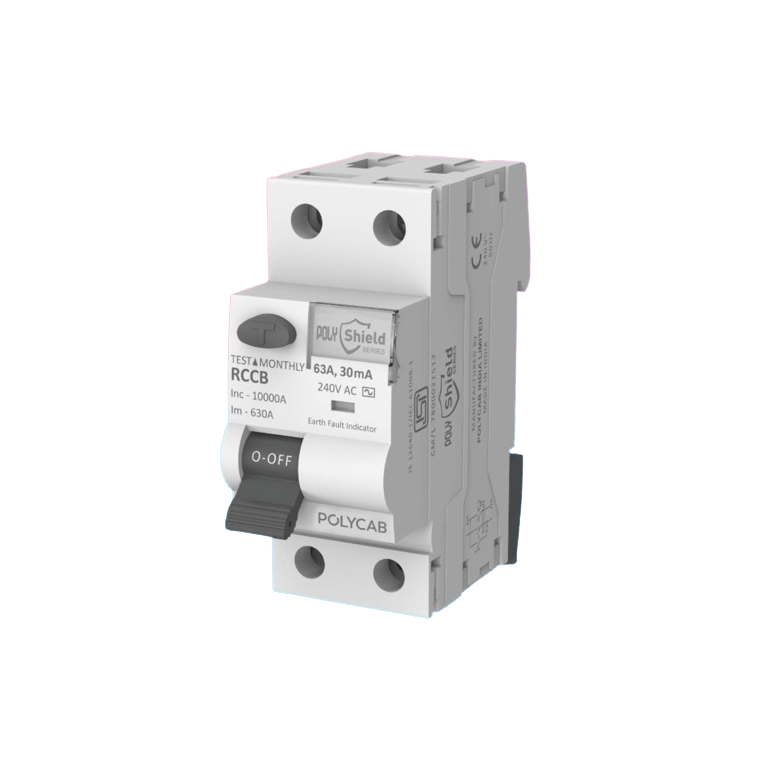 GMR602P005 2 Pole DP 40Amps 30Ma RCCB Polycab rccb dp