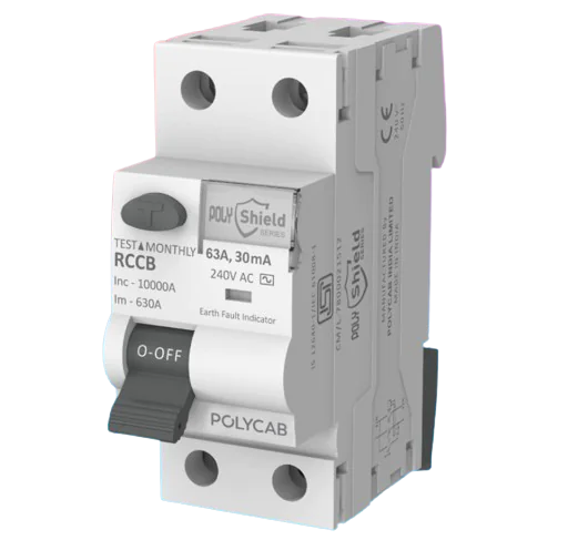 GMR602P005 2 Pole DP 40Amps 30Ma RCCB Polycab rccb dp